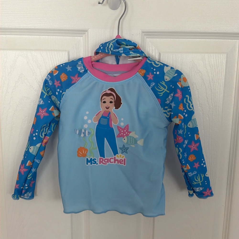 Ms Rachel bathing suit and rashguard